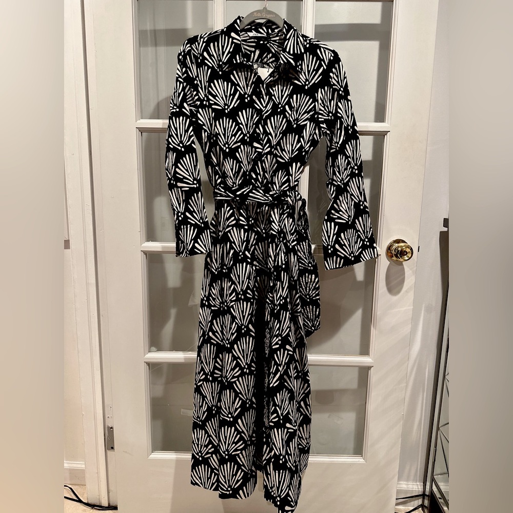 🖤ZARA🖤 BUTTON DOWN TIE WAIST DRESS